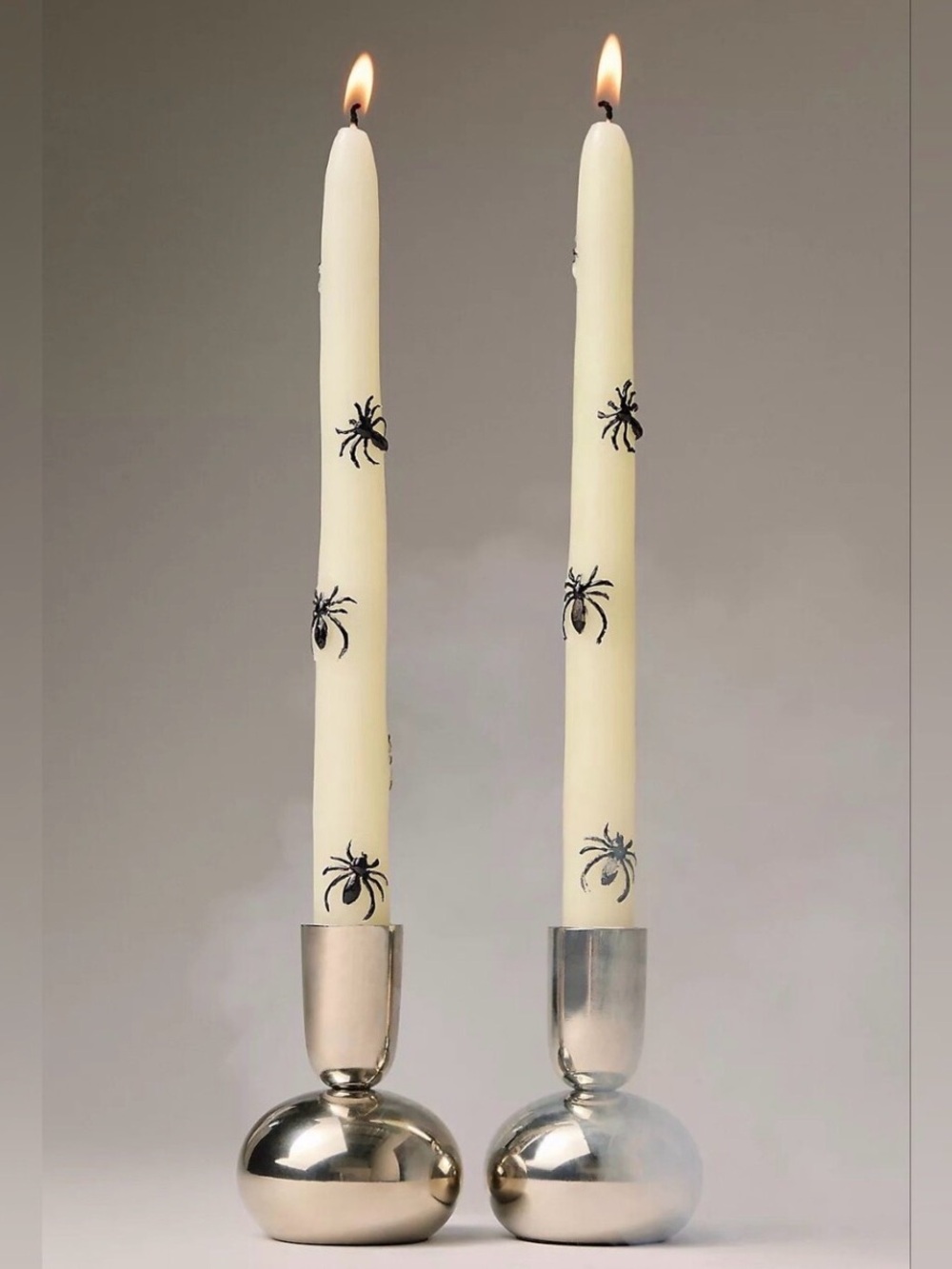 Anthropologie mystic set of 2 taper candles in box